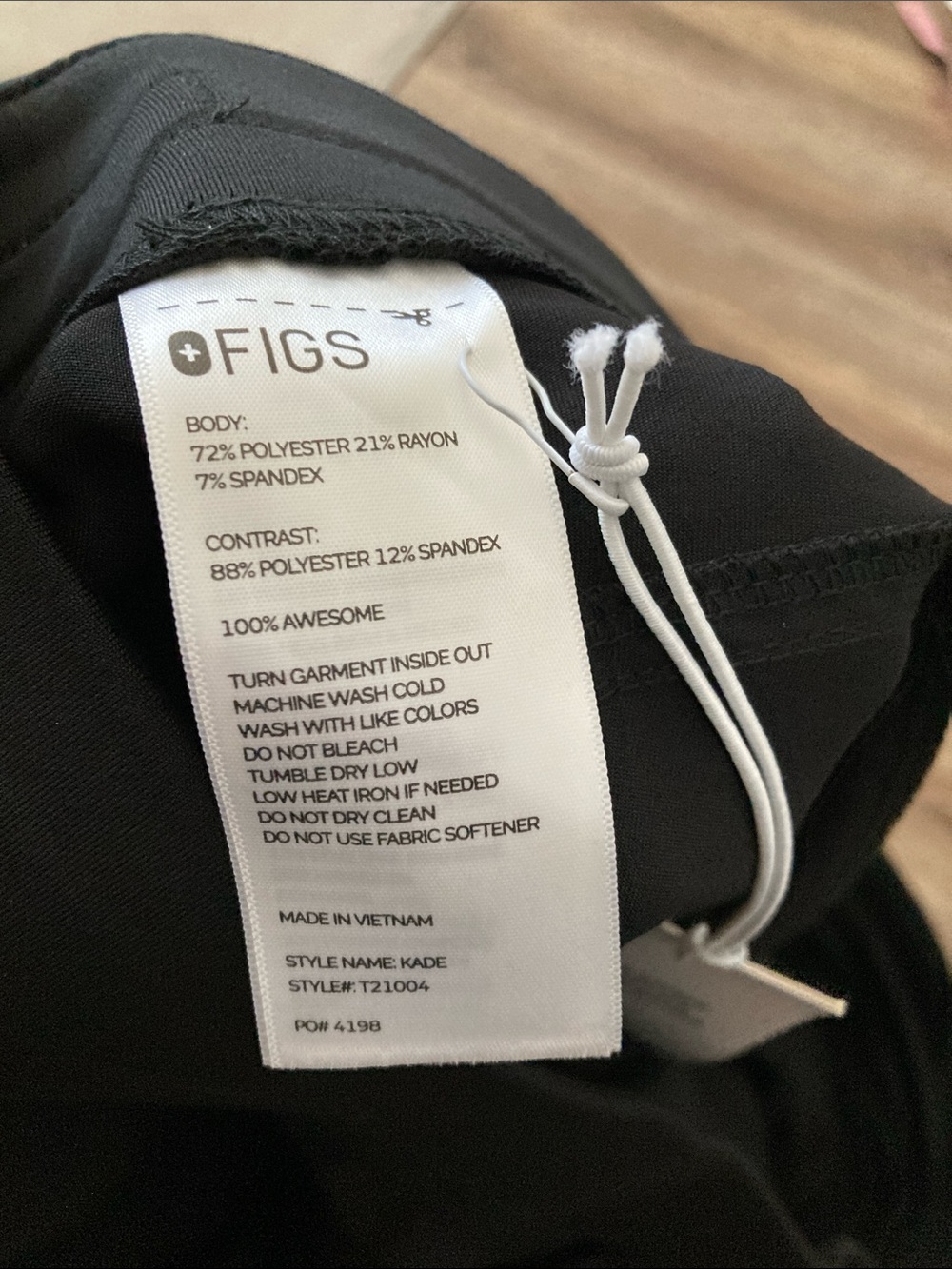 Figs Black Kade Cargo Scrub Pants Sz 2X NWT - Picture 7 of 8